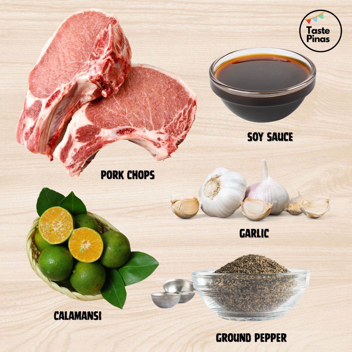 Toyomansi Pork Chops Ingredients